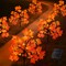 4 Packs Solar Maple Leaf Pumpkin Lights Outdoor Decor - 80LED